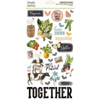 Simple Stories Simple Vintage Farmhouse Garden - Chipboard Sticker